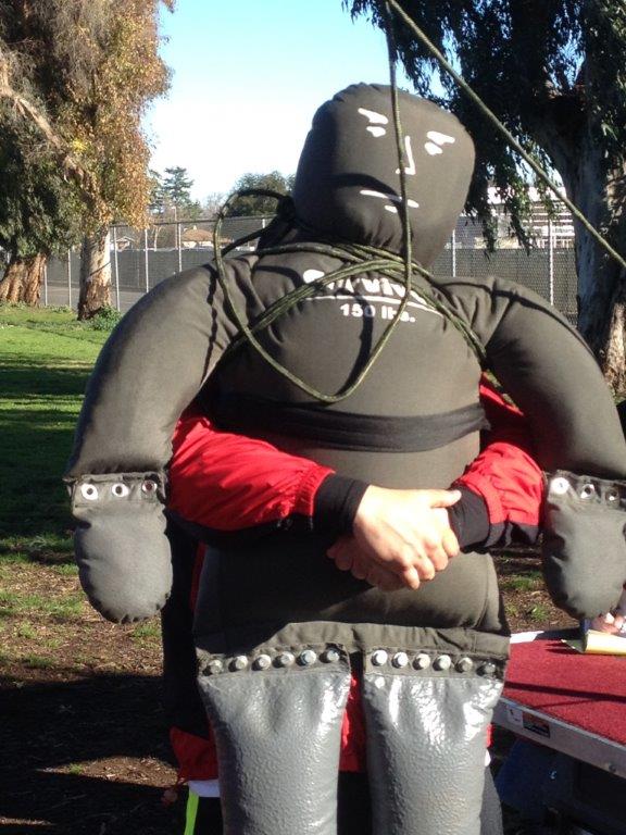 1. 150 pound dummy drag during Juvenile Correctional Officer training