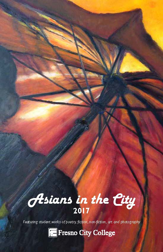 Painted umbrella art
